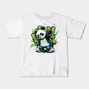 Panda Bear Pandamonium Kids T-Shirt